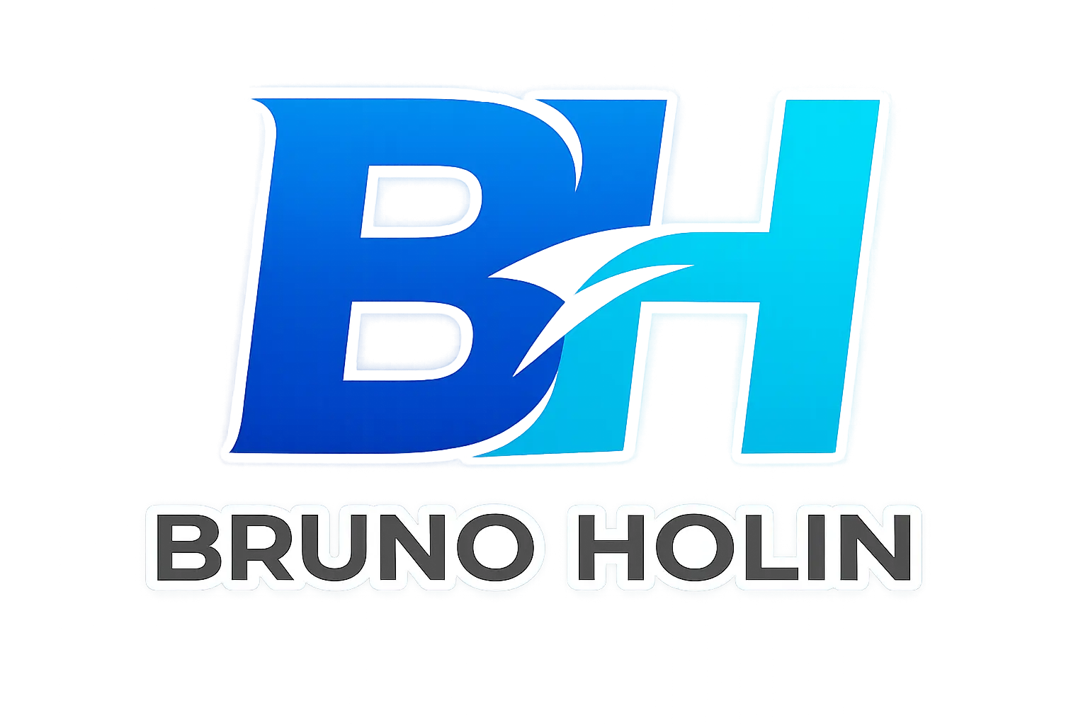 Logo BH Bruno Holin blanc